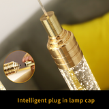 Modern Luxury Indoor Gold Large Round Stairwell Stair Lighting