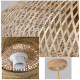 Chinese style Bamboo Pendant Lamp line length 1.5m