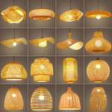 Chinese style Bamboo Pendant Lamp line length 1.5m