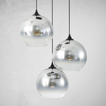 Nordic modern glass ball pendant light
