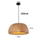 Chinese style Bamboo Pendant Lamp line length 1.5m