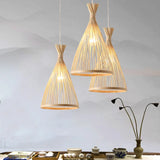 Hot Sale Bamboo Pendant Lamp E27 LED