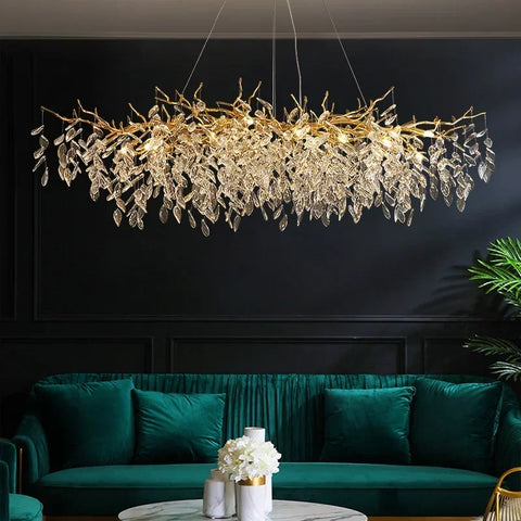 Luxury Dining Room Branch Pendant Lights Lustre