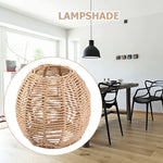 Simulated Rattan Chandelier Lamp Shade